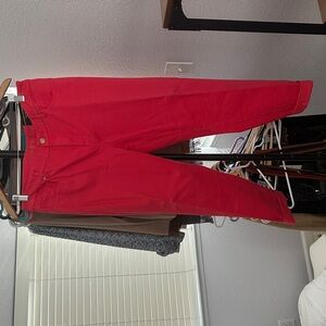 Chico's Red Ankle & Cropped Jeans